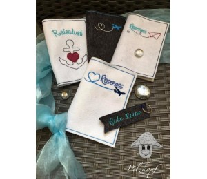 ITH Stickserie - Reisepass ITH in 3 Varianten, incl. Motive